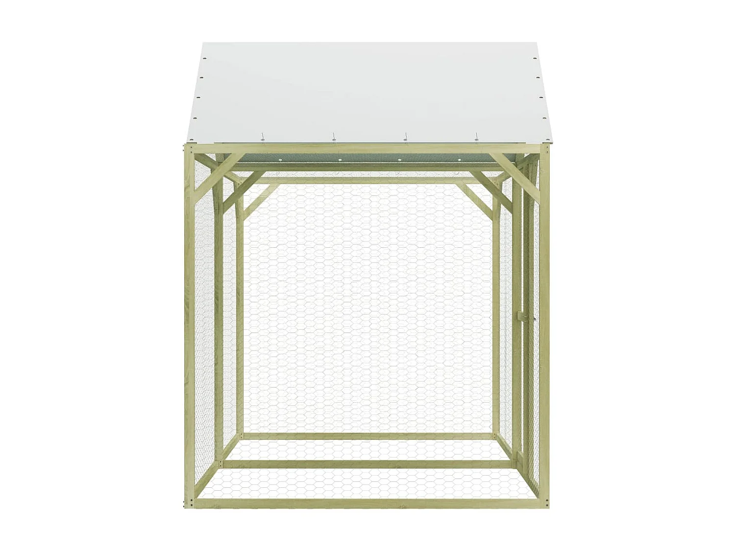 Galinheiro 3x1,5x2 m Madeira de pinho impregnada