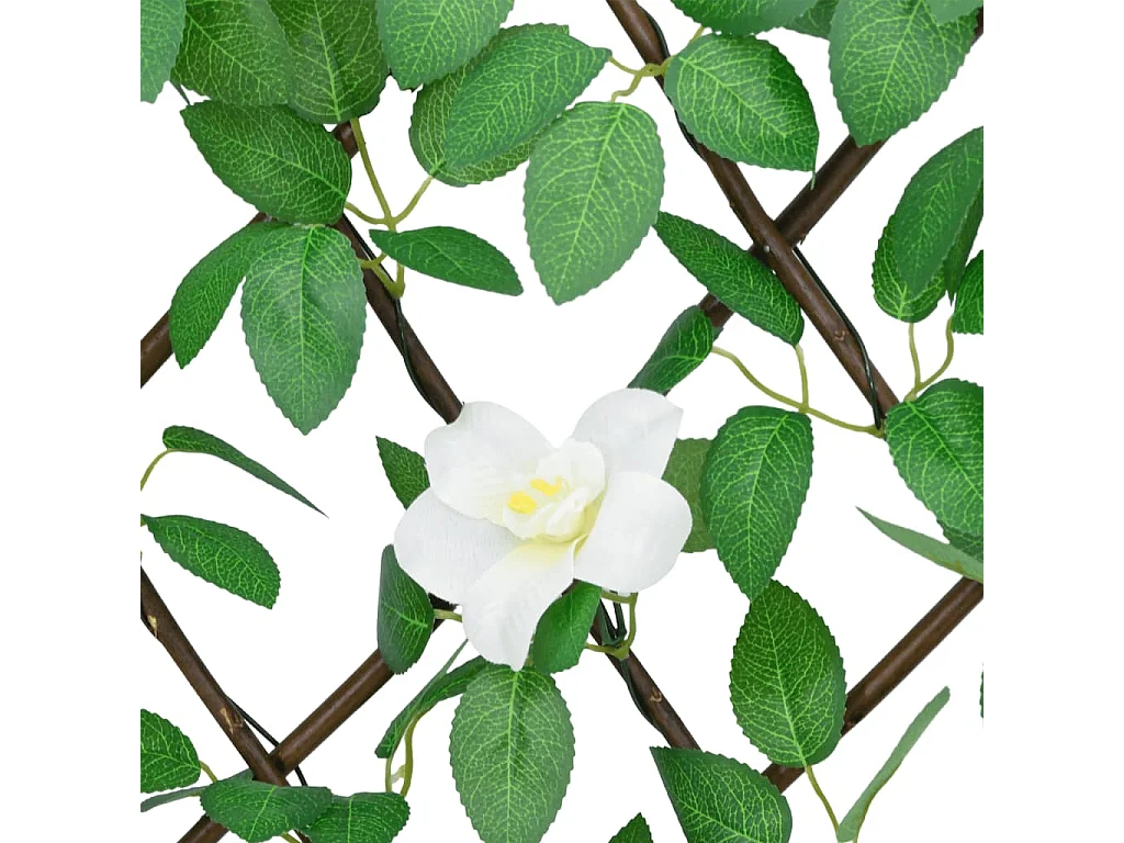 Traliccio di edera artificiale espandibile verde 186x30cm