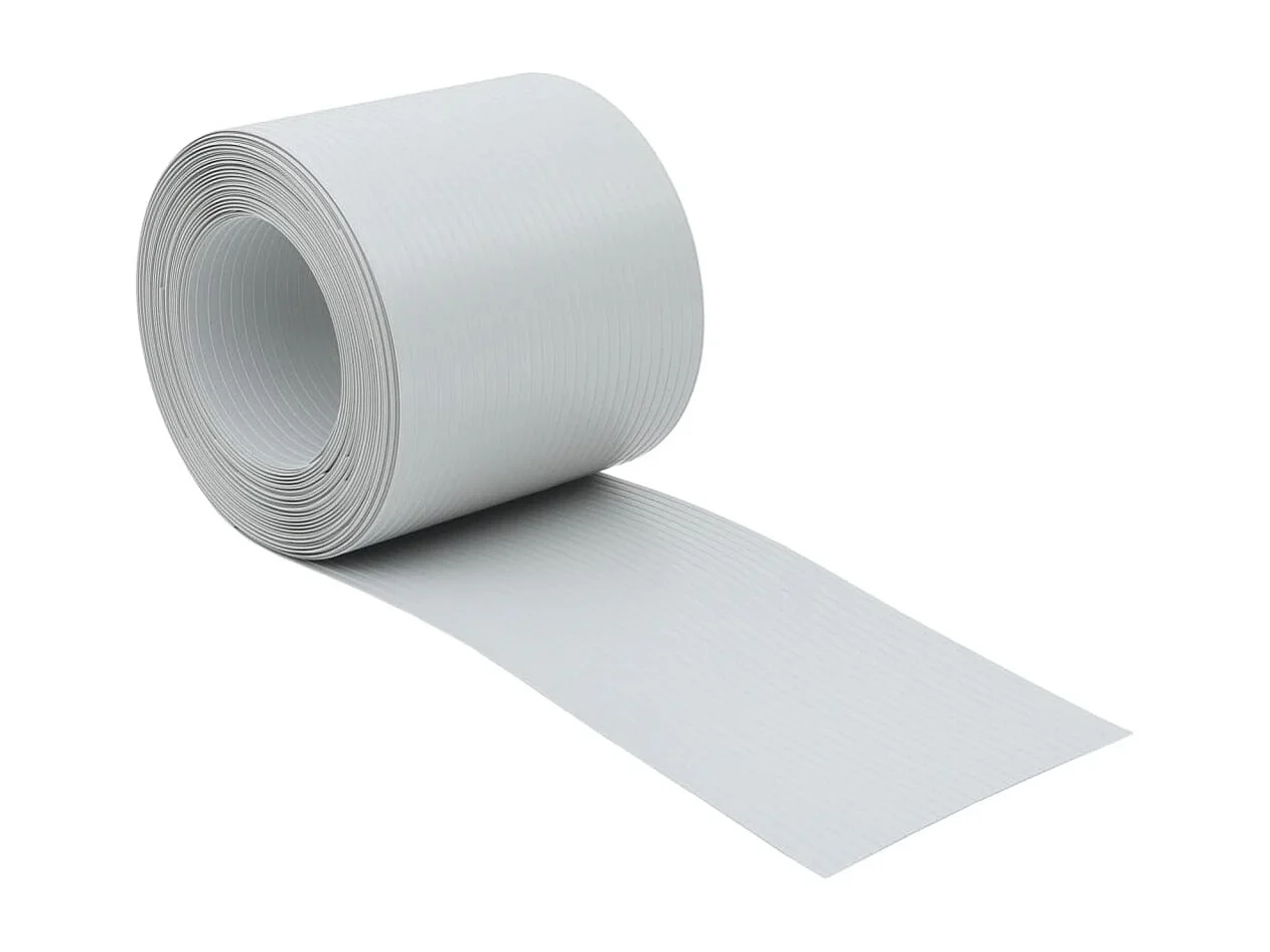 Telas de privacidade para jardim 10 unidades cinza claro 252,5x19 cm PVC