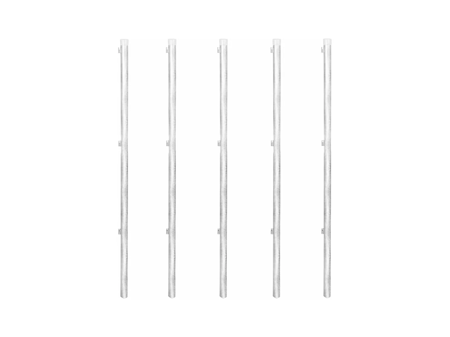 Cl?ture à mailles losangées et poteaux acier galvanisé 15x1,5 m