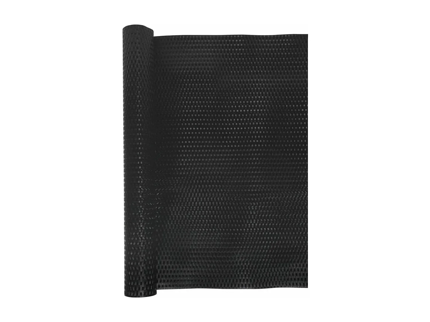 Paravento nero per balcone 400x80 cm in resina intrecciata