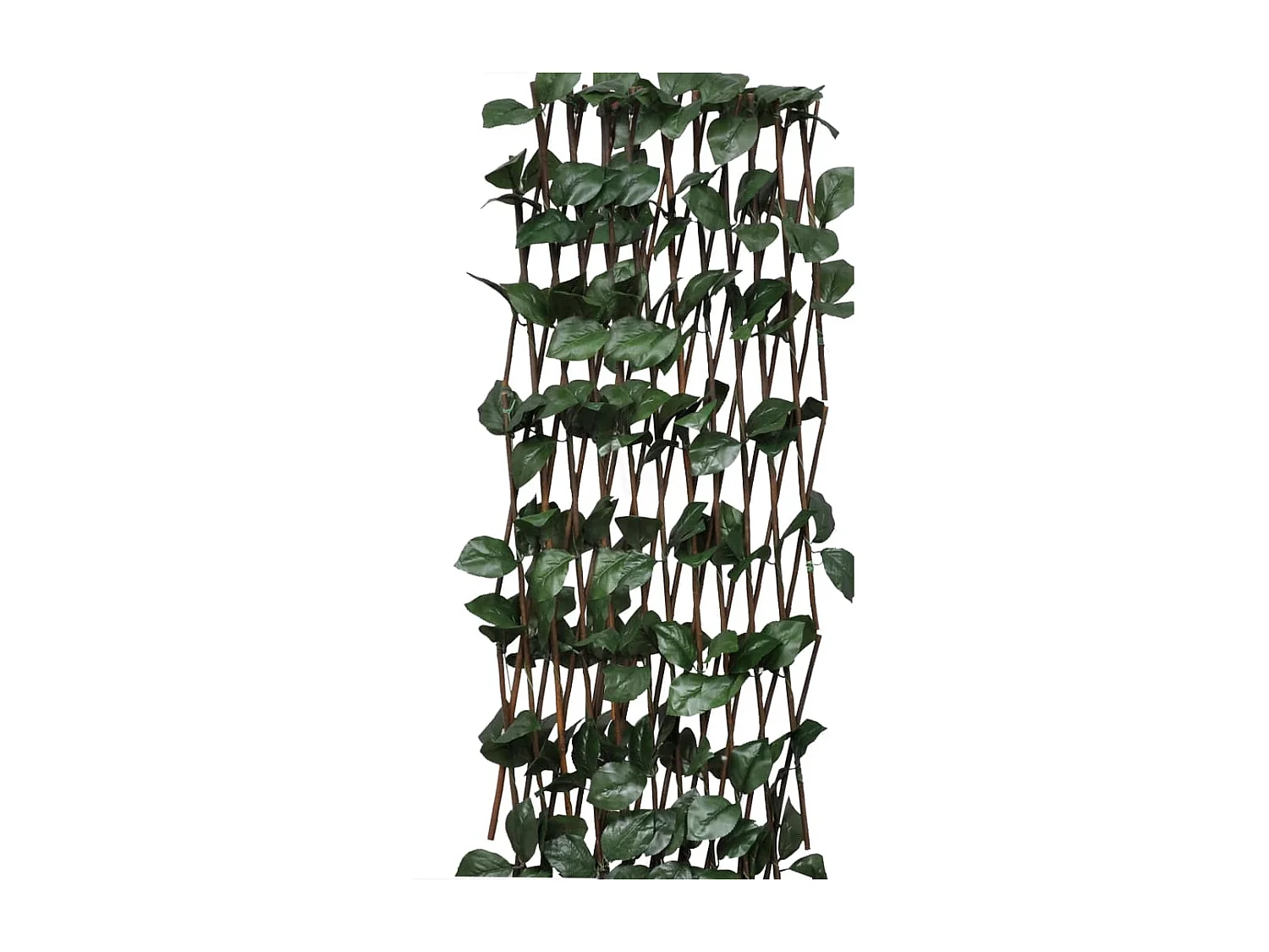 Cl?tures à treillis de saule 5pcs feuille artificielle 180x60cm