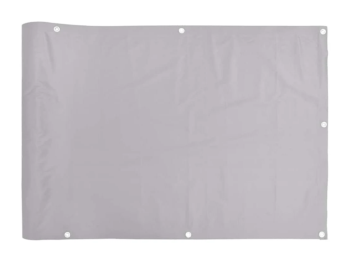 écran d'intimité de balcon gris 800x120 cm PVC