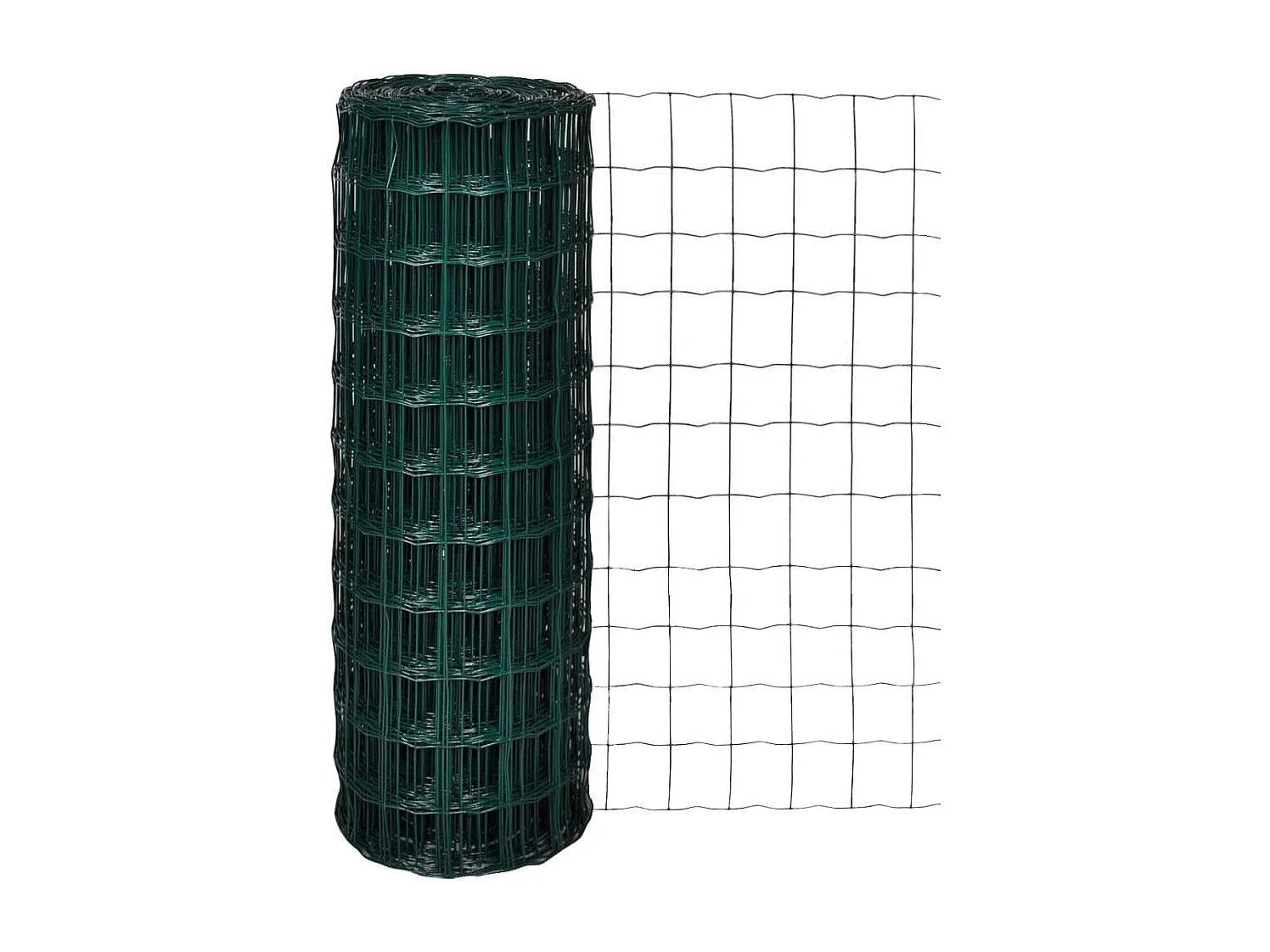 Cl?ture Euro Acier 10 x 1,7 m Vert