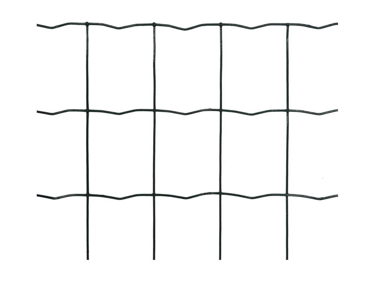 Cl?ture Euro Acier 10 x 1,7 m Vert