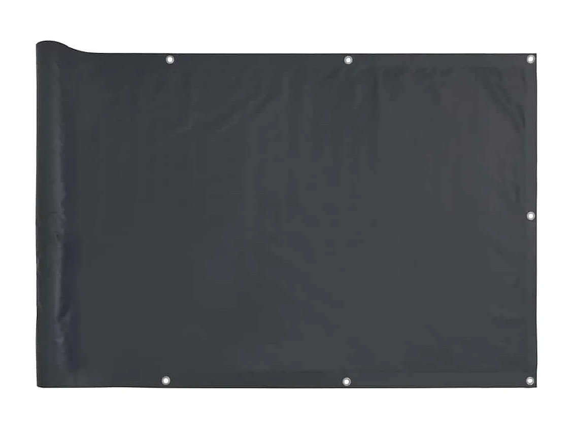 Balkonsichtschutz anthrazit 300x120 cm PVC