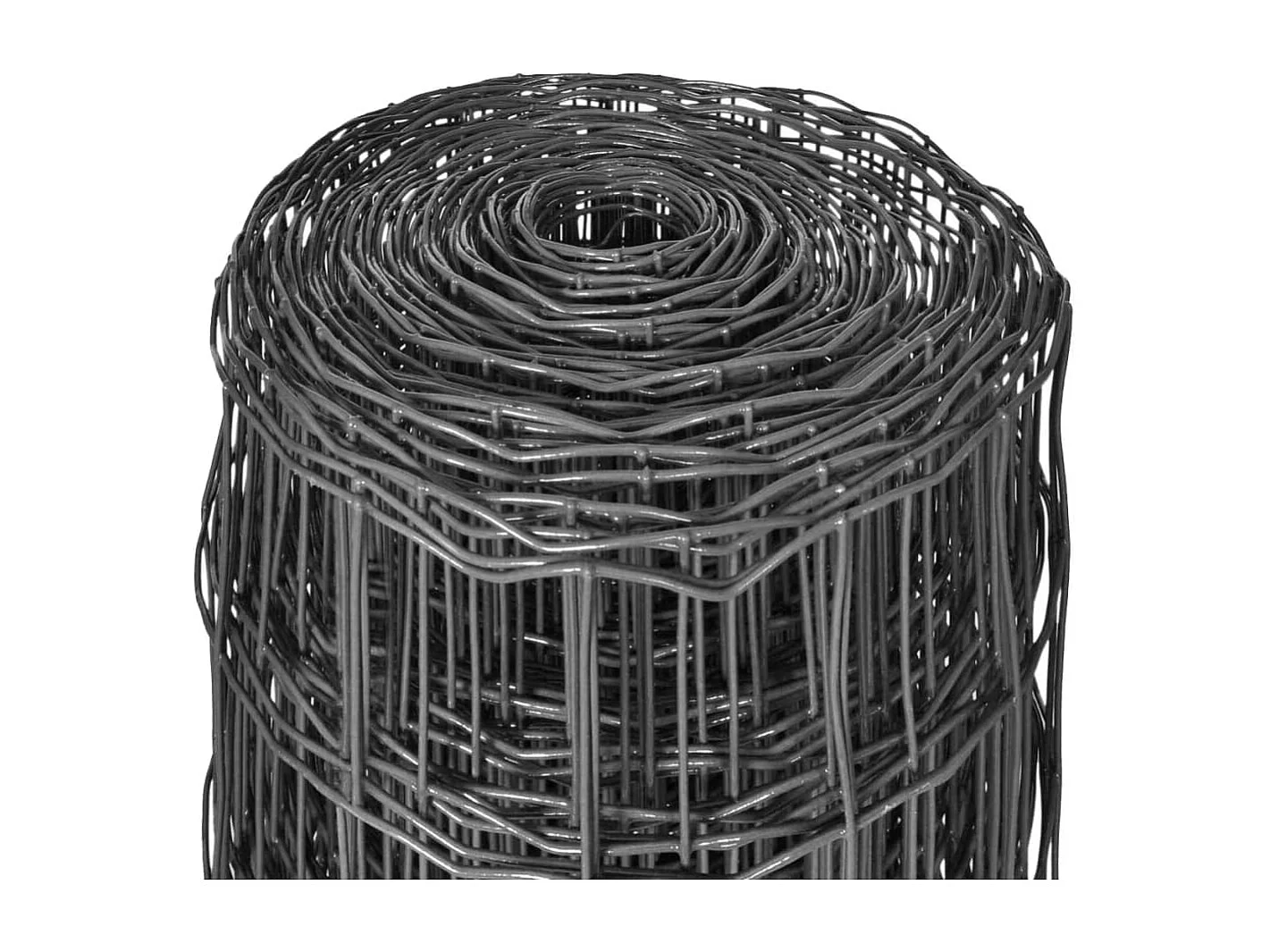 Cl?ture Euro Acier 25 x 1,2 m Gris