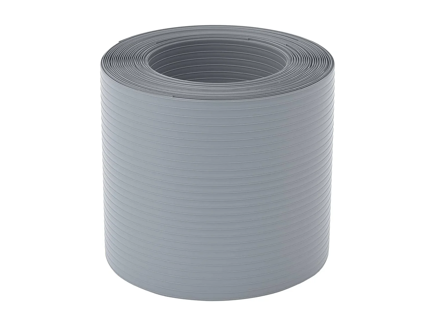 Brises-vues de jardin 10 pcs gris 252,5x19 cm PVC