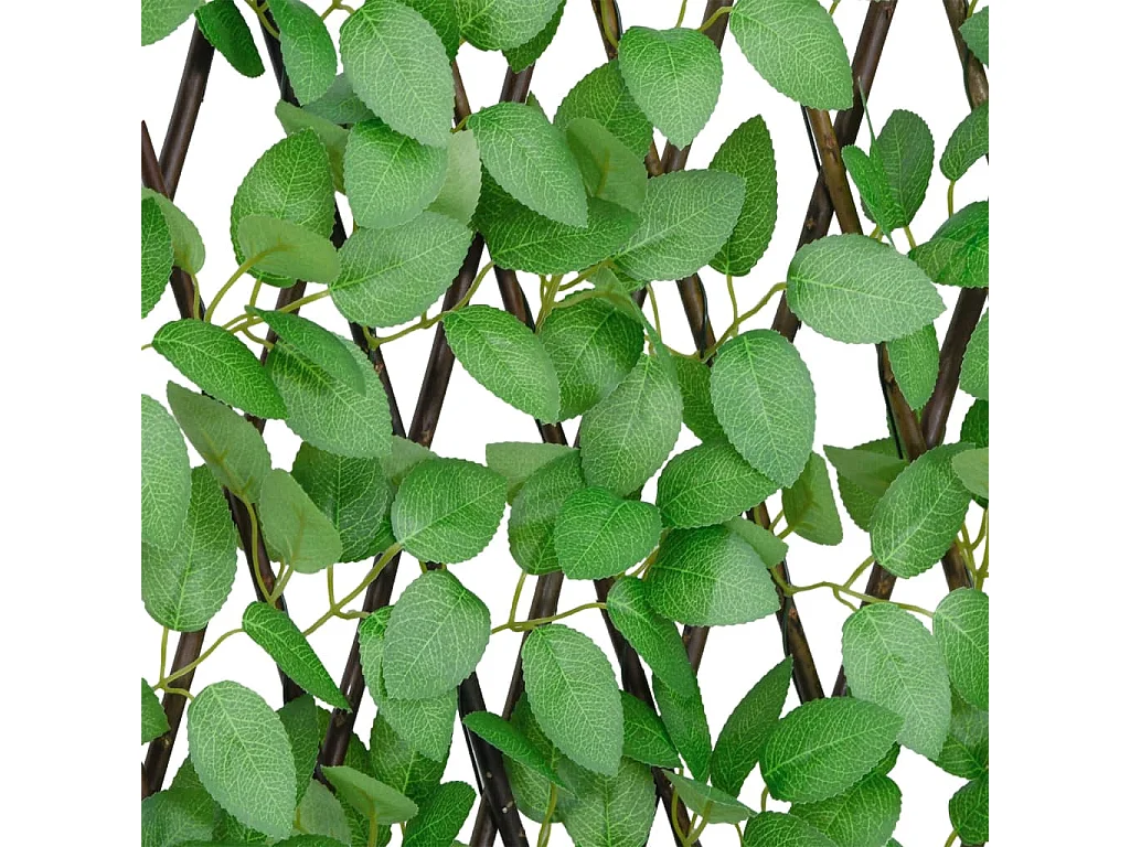 ?Treillis de lierre artificiel extensible vert 180x65 cm