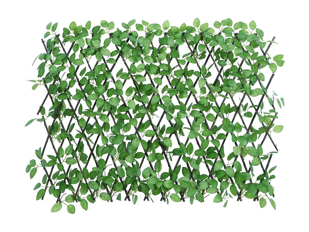 ?Treillis de lierre artificiel extensible vert 180x65 cm