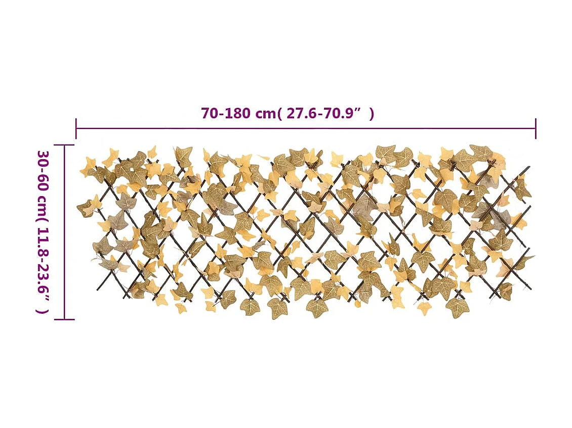 ?Treillis de feuille d'érable artificiel extensible 5 pcs