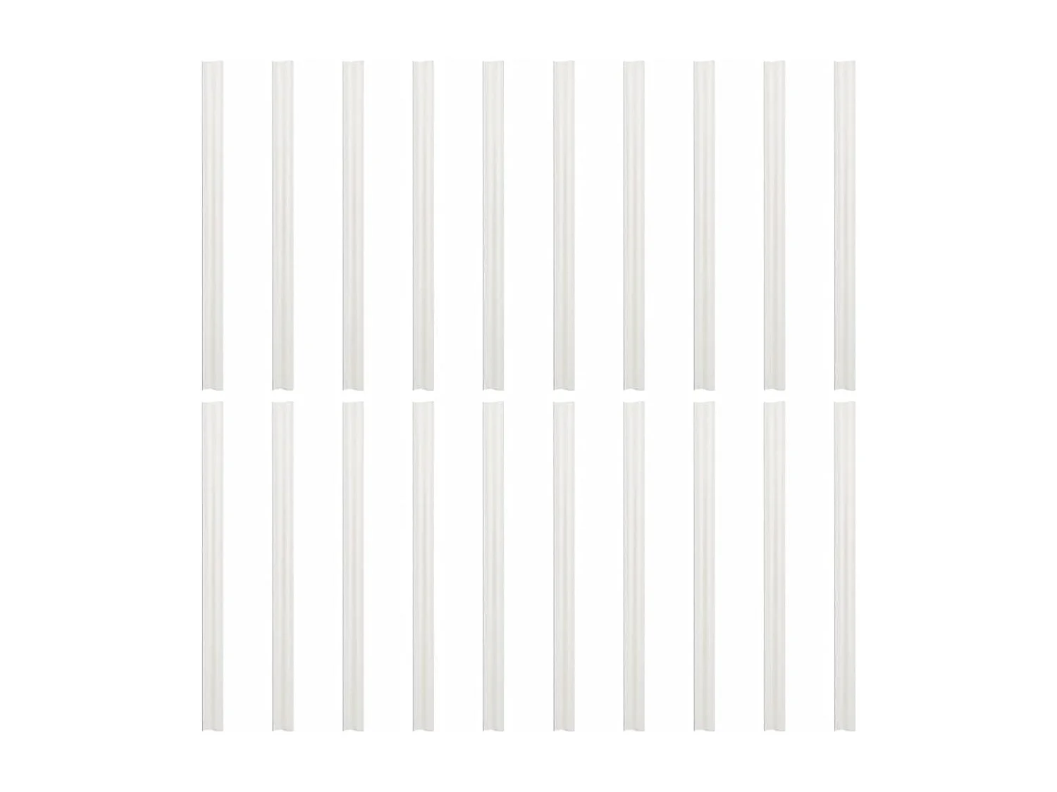 écrans d'intimités de jardin 2 pcs aspect pierre grossière PVC