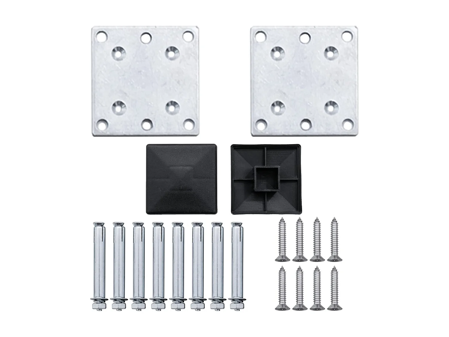 WPC Gartenzaun 872x106 cm Braun