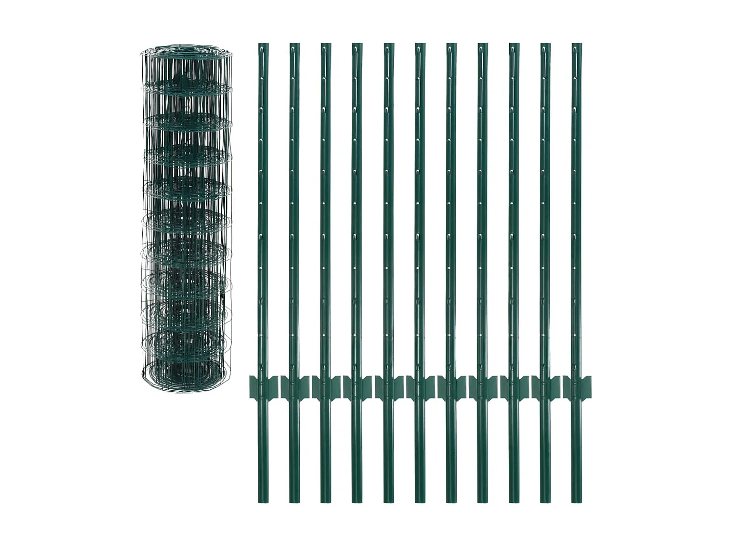 Recinzione Euro Steel 20x1 m Verde