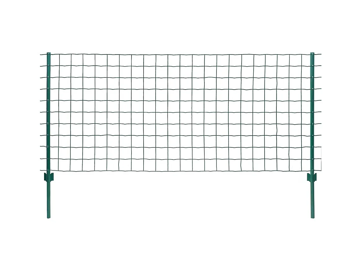 Cl?ture Euro Acier 20x1 m Vert