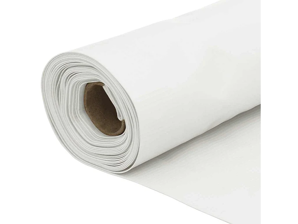 écran d'intimité de balcon blanc 500x75 cm PVC