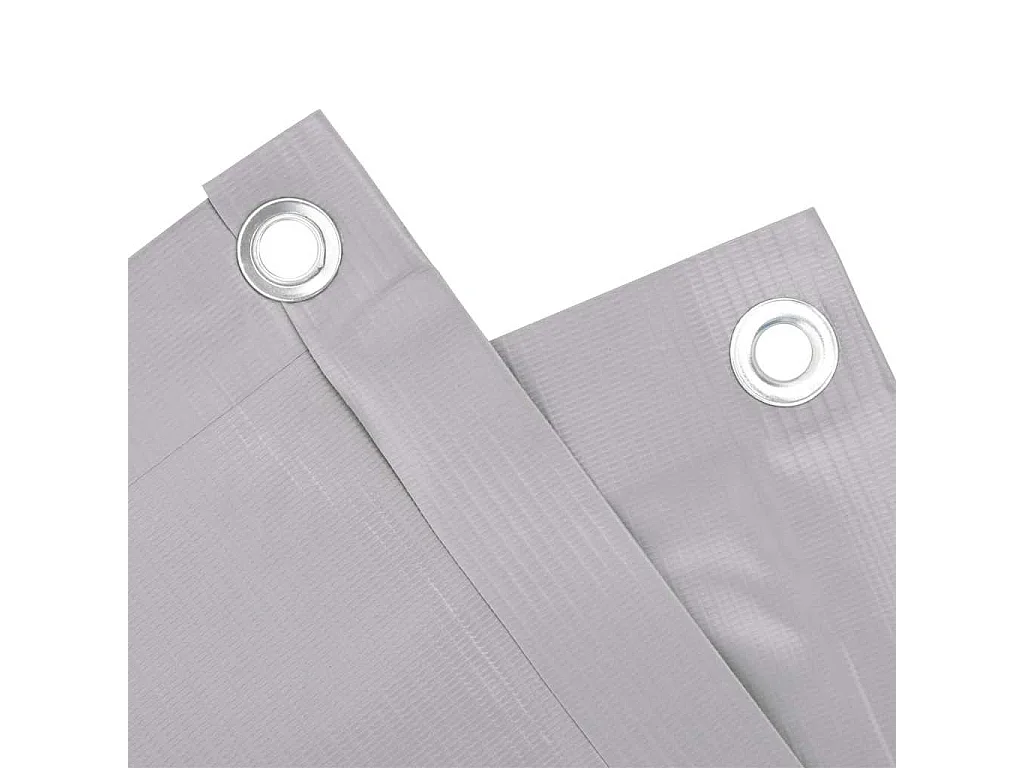 Tela de privacidade para sacada cinza 300x75 cm PVC