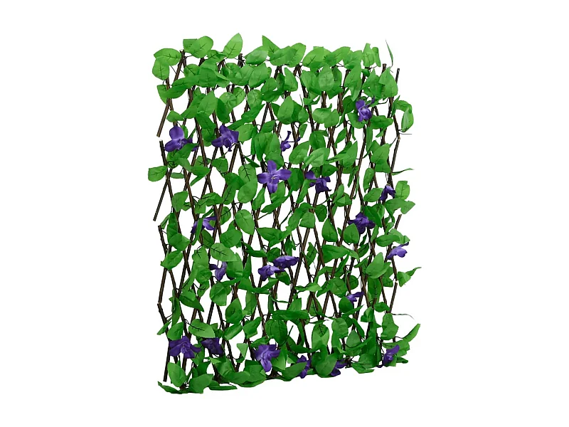 ?Traliccio di edera artificiale espandibile verde 180x70 cm