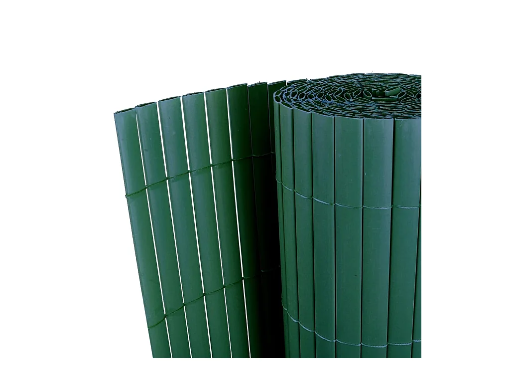 Panneau de cl?ture en PVC, 90 x 300 cm, vert