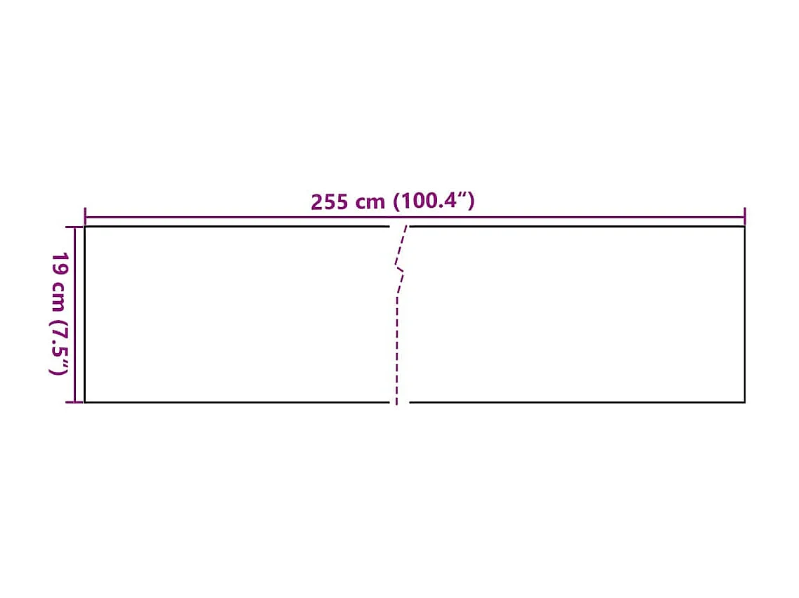 Schermi per balconi 5 pz marrone e nero 255x19cm resina vimini