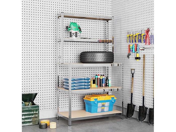 GXSFLG Tavolo Da Lavoro A 3 Livelli, In Acciaio Inox, Per