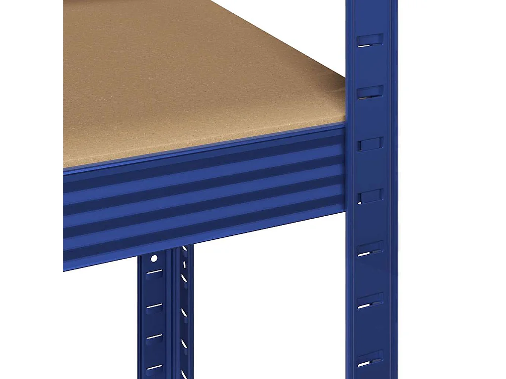 étagères de rangement à 5 niveaux 3 pcs Bleu