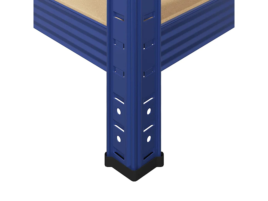 étagères de rangement à 5 niveaux 3 pcs Bleu