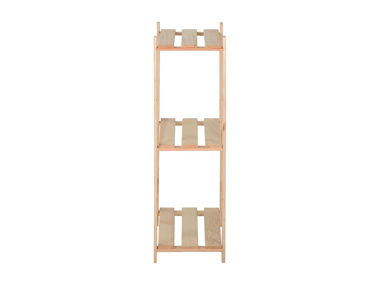 étagère de stockage 3 niveaux 80x28,5x90 cm Bois de pin massif
