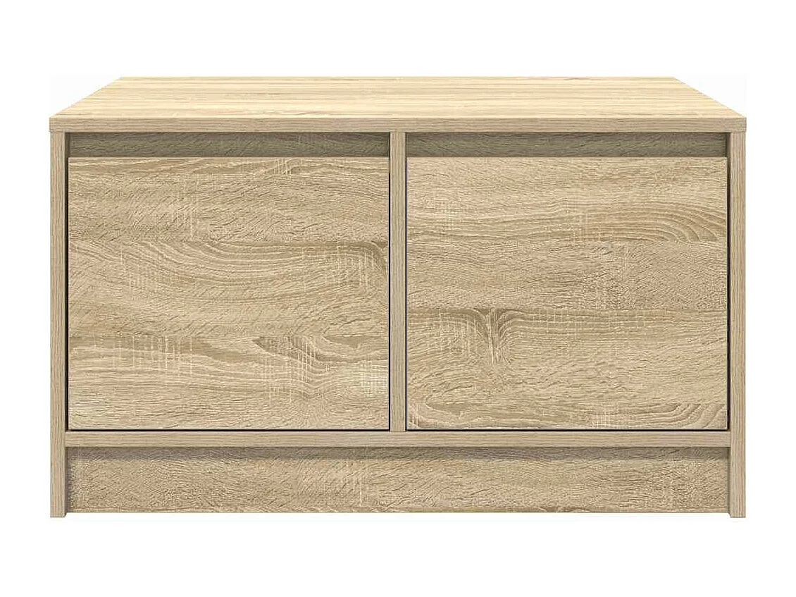 Table basse avec tiroirs chêne sonoma 70,5x70x40 cm