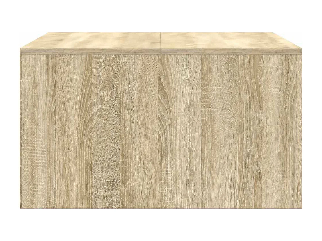 Tavolino con cassetti rovere sonoma 70,5x70x40 cm