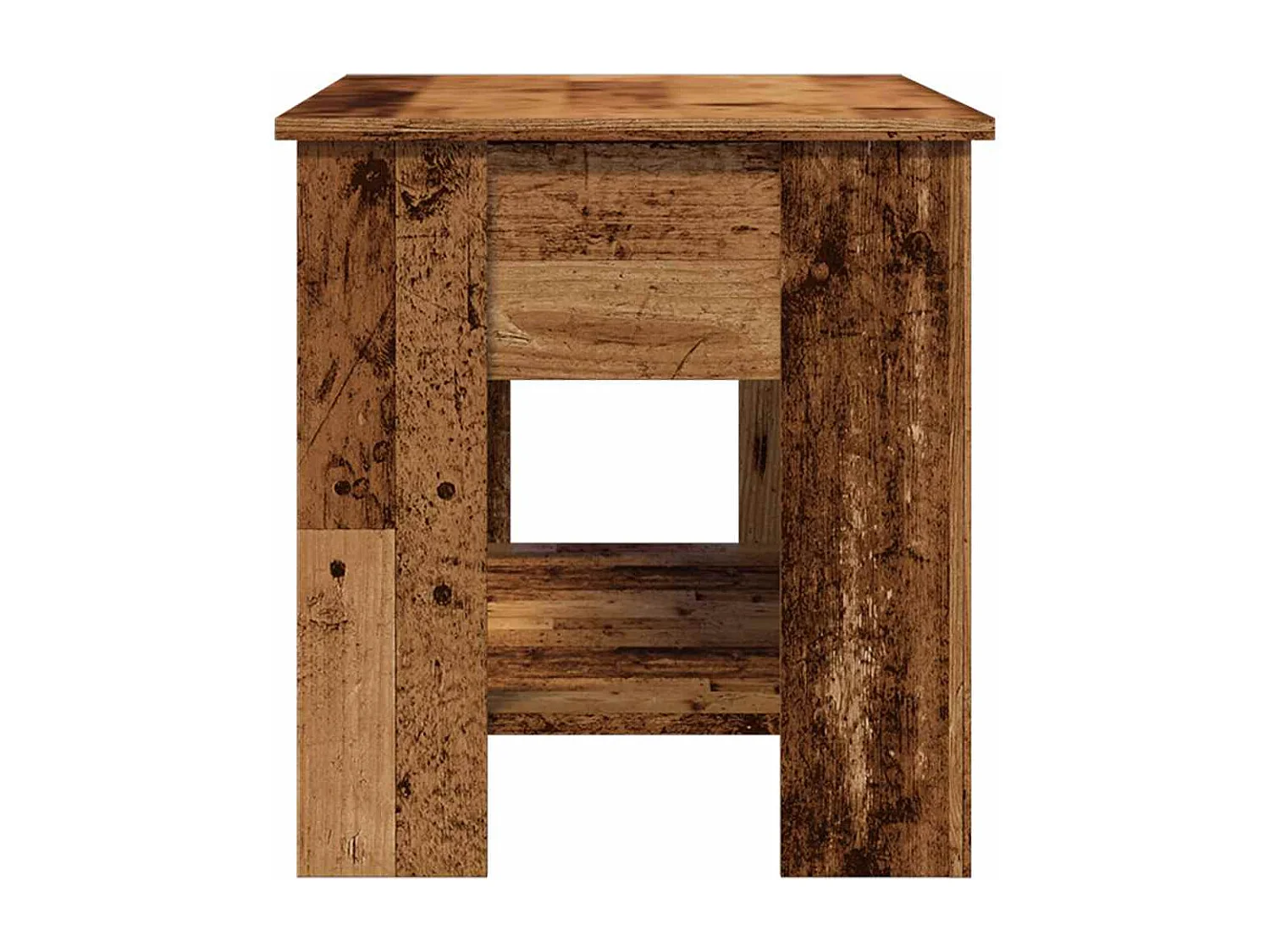 Tavolino in legno vecchio 101x49x52 cm in legno ingegnerizzato