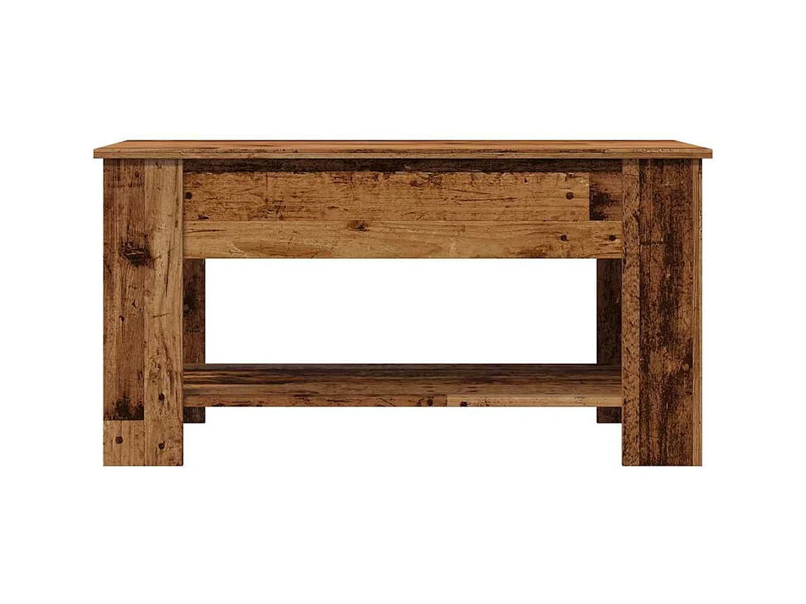 Couchtisch Altholz 101x49x52 cm Holzwerkstoff