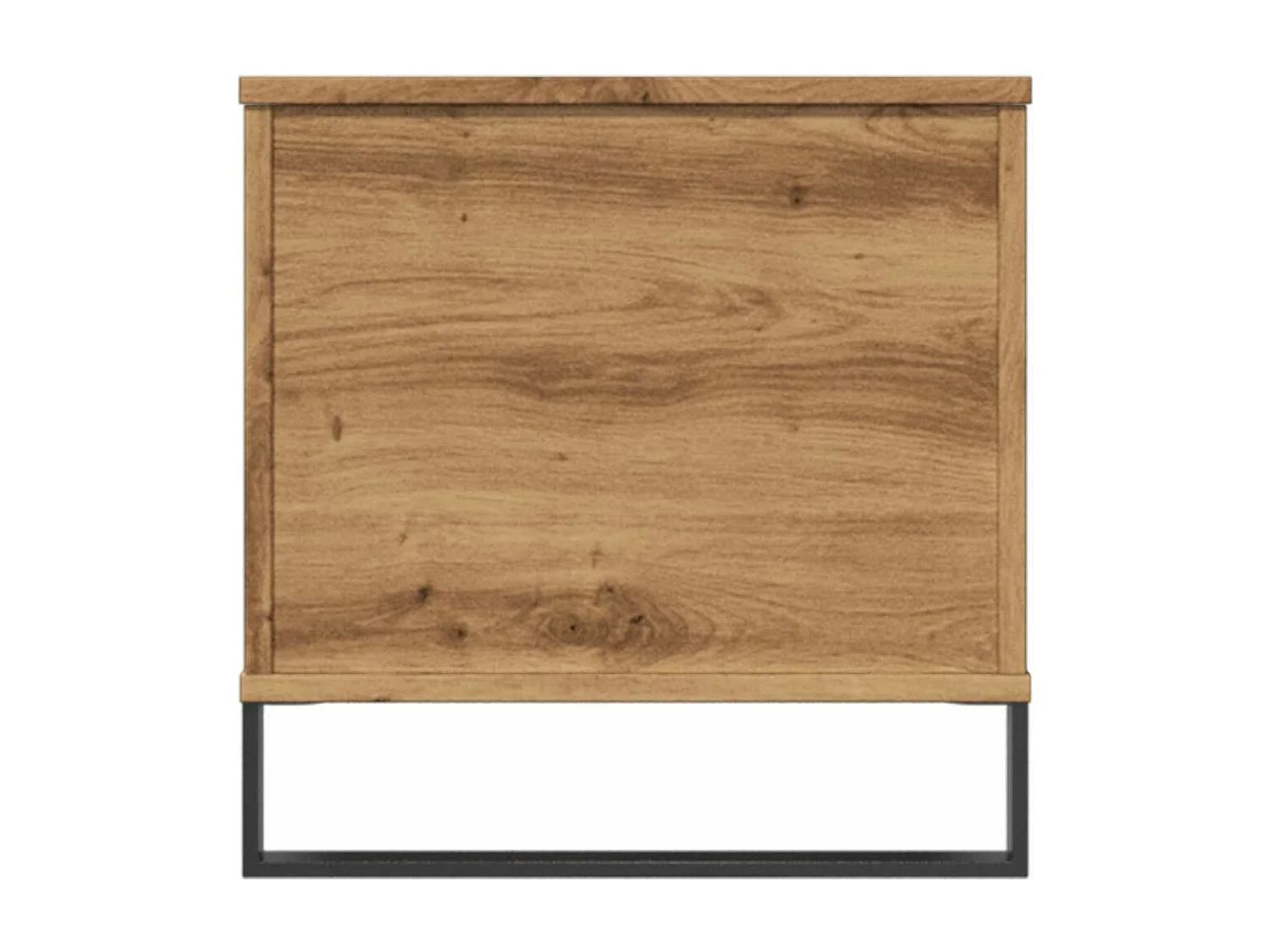 Table basse chêne artisanal 90x44,5x45 cm bois d'ingénierie