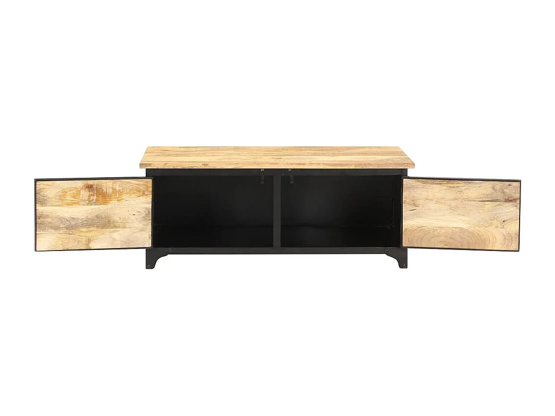 Mesa de centro 90x50x35 cm Madeira maciça de manga