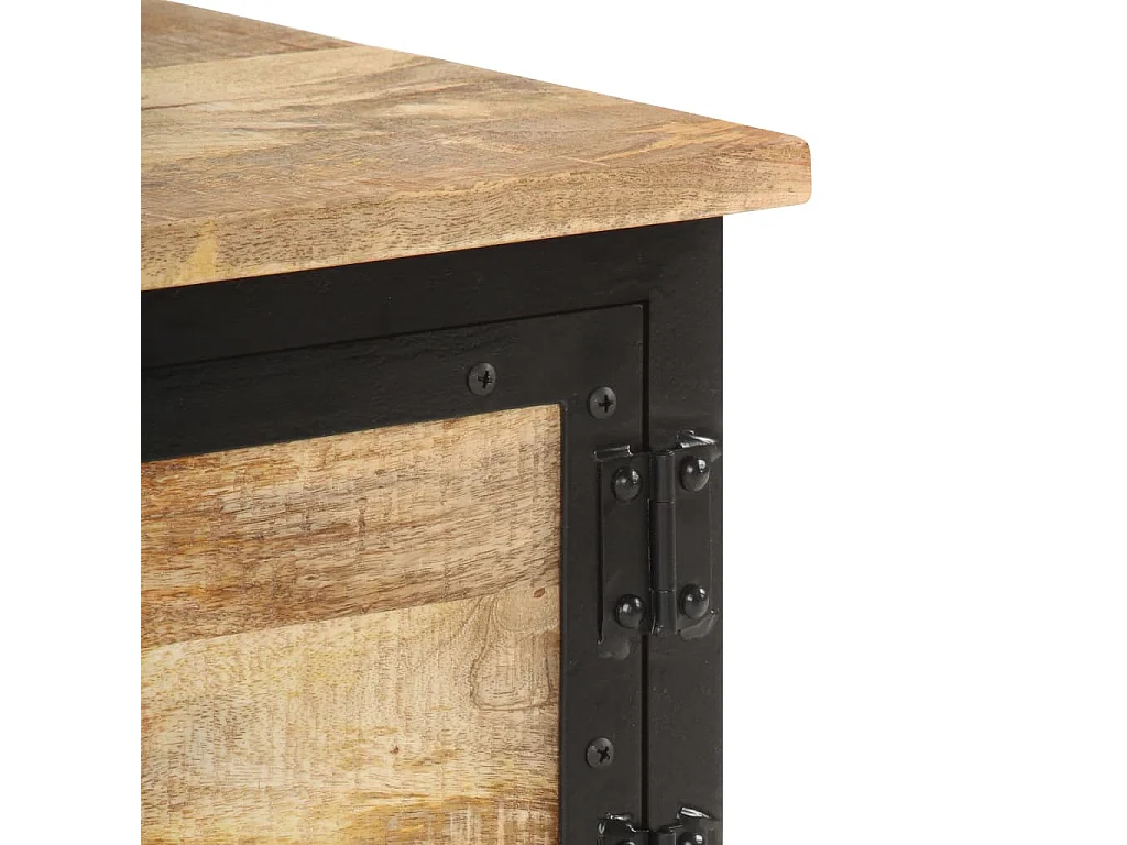 Mesa de centro 90x50x35 cm Madeira maciça de manga