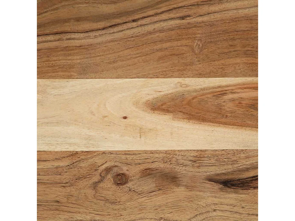 Tavolino 70x50x38 cm in legno massello di acacia