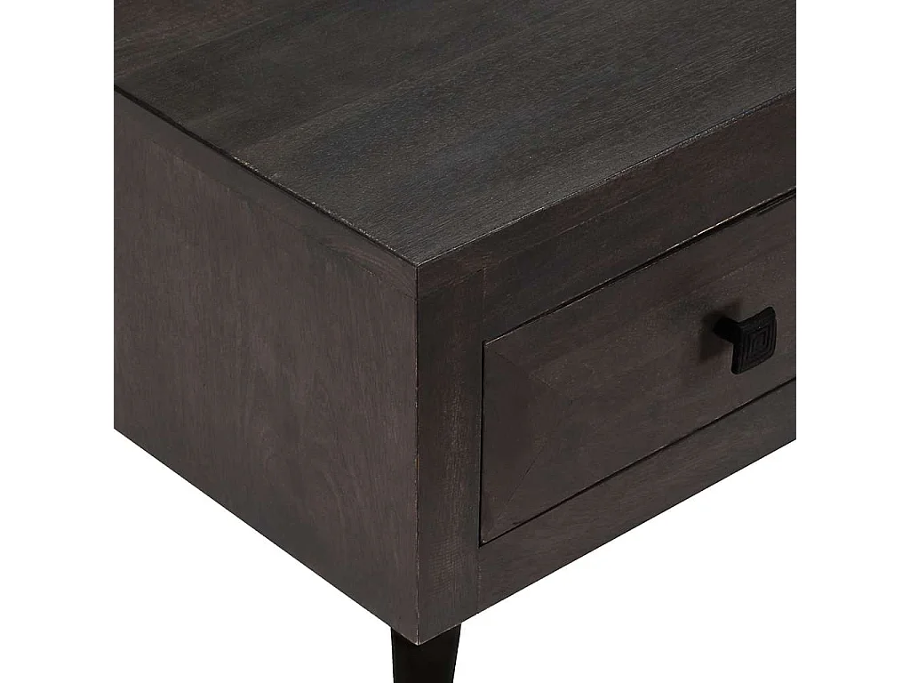 Table basse bois de manguier massif 100x60x35 cm