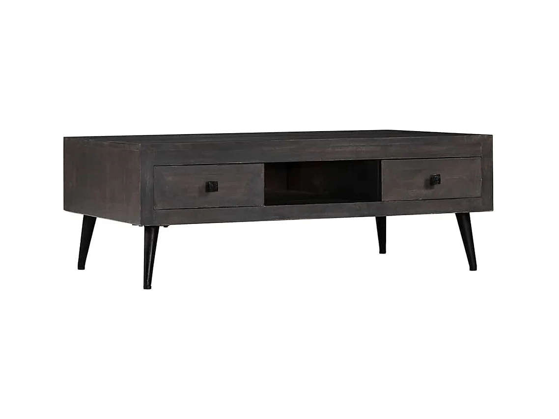 Table basse bois de manguier massif 100x60x35 cm