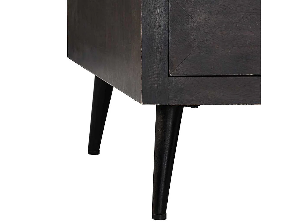 Table basse bois de manguier massif 100x60x35 cm