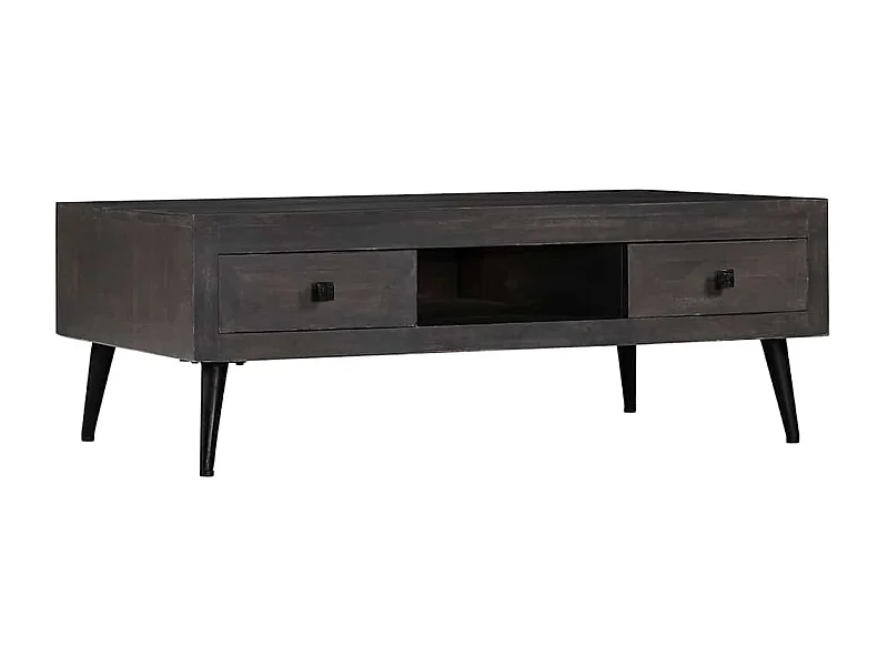 Couchtisch aus massivem Mangoholz 100x60x35 cm