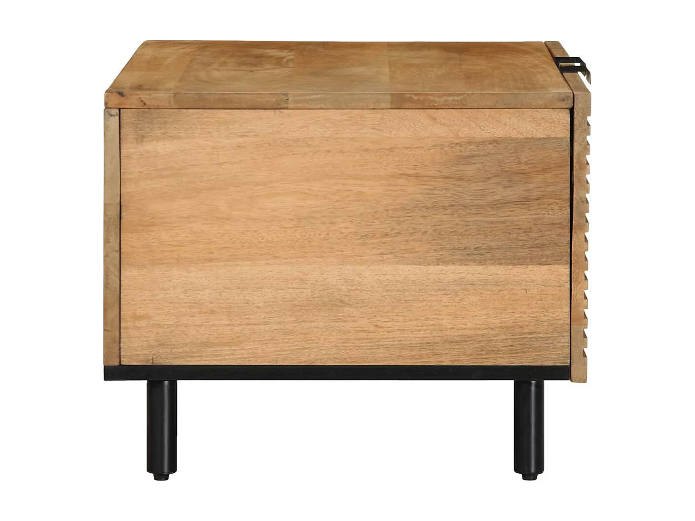 Table basse marron 80x50x40 cm bois de manguier massif