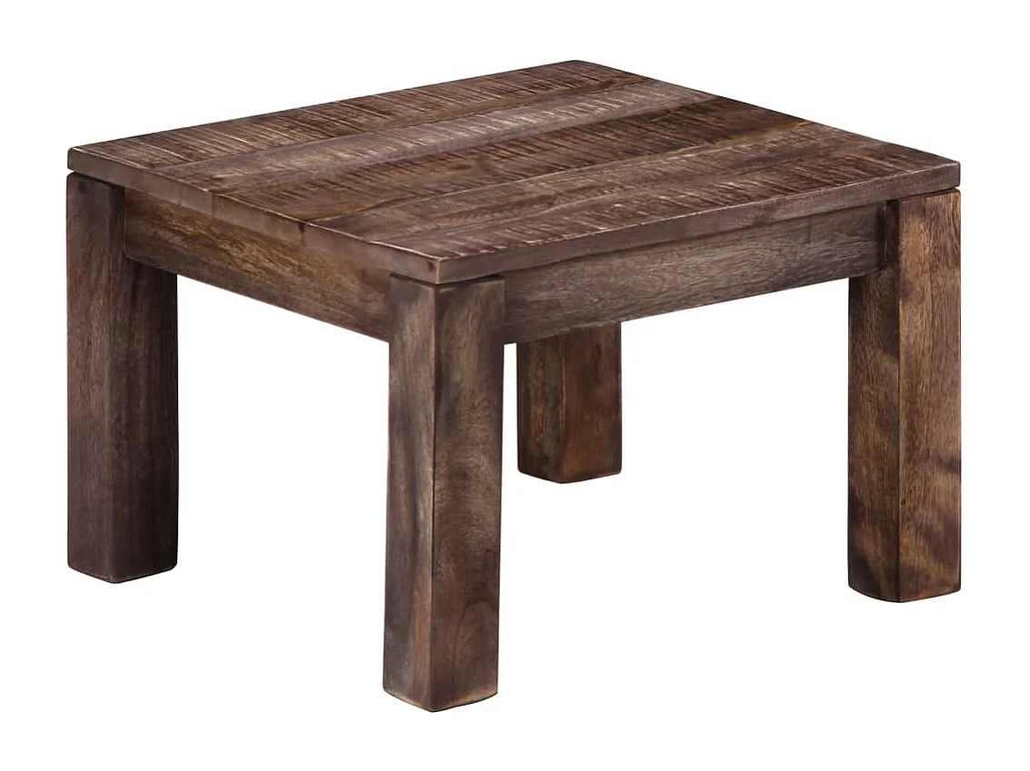 Table basse 50x50x35 cm Bois de manguier massif