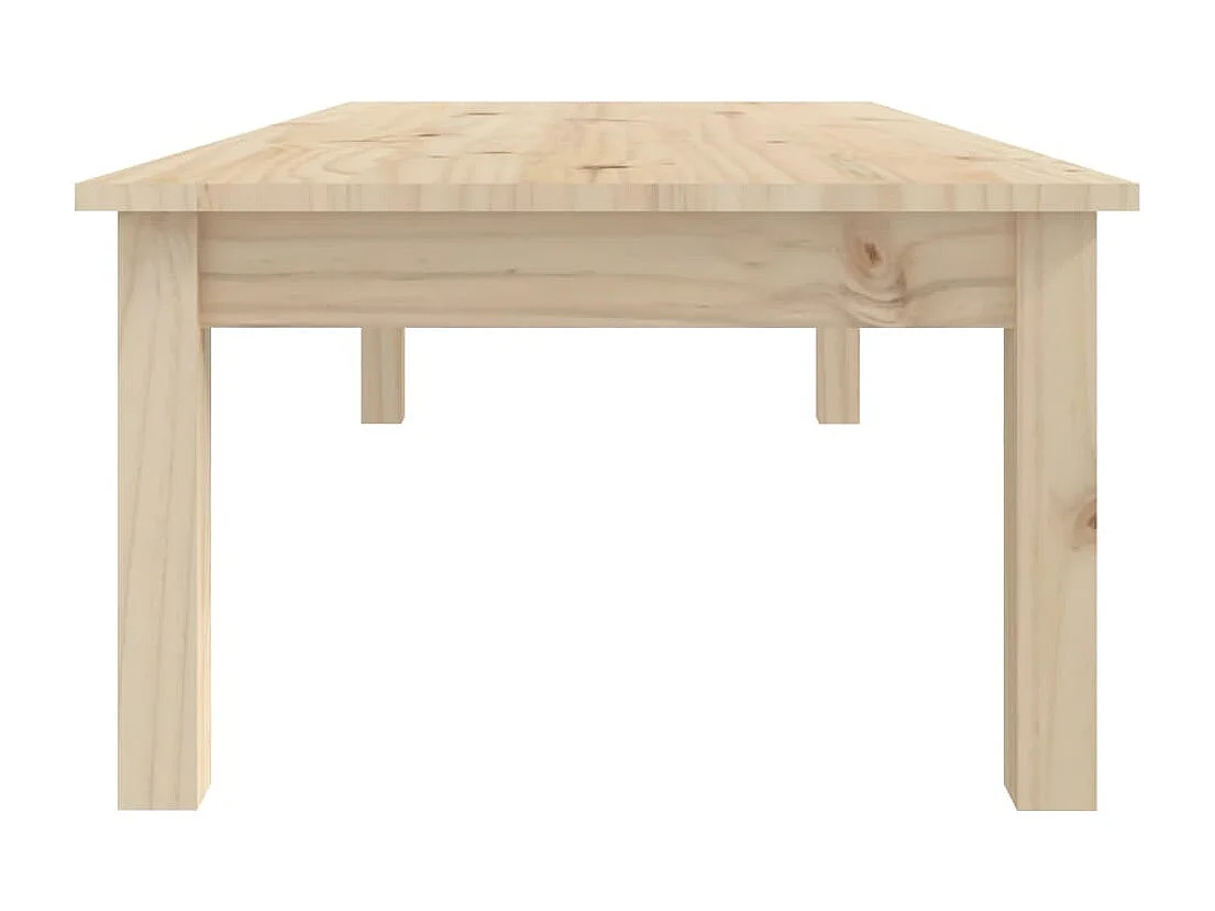 Tavolino 110x50x30 cm Legno di pino massello
