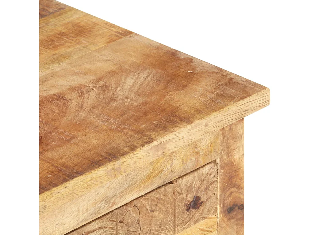Couchtisch 100x55x40 cm Rohes Mangoholz