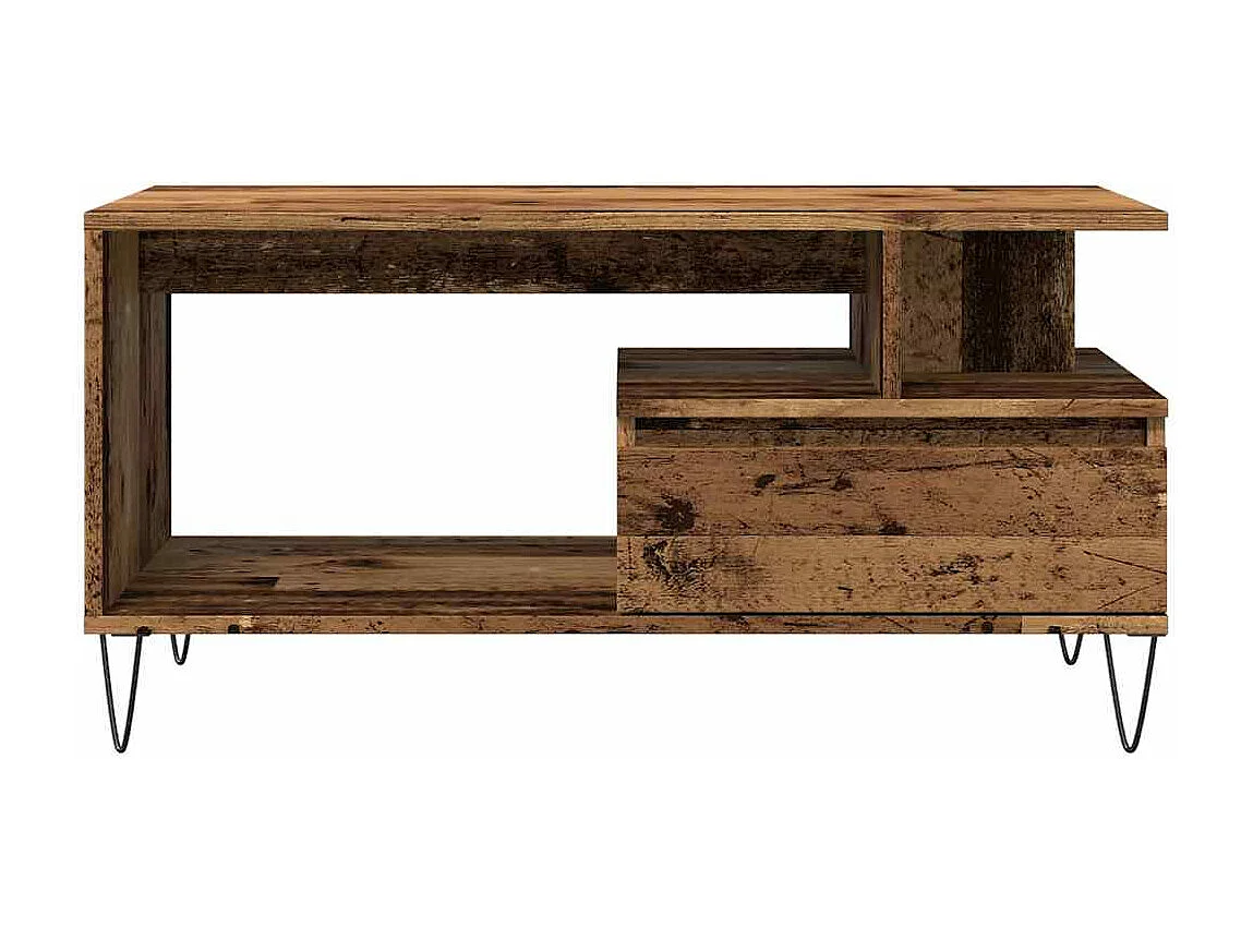 Couchtisch Altholz 90x49x45 cm Holzwerkstoff