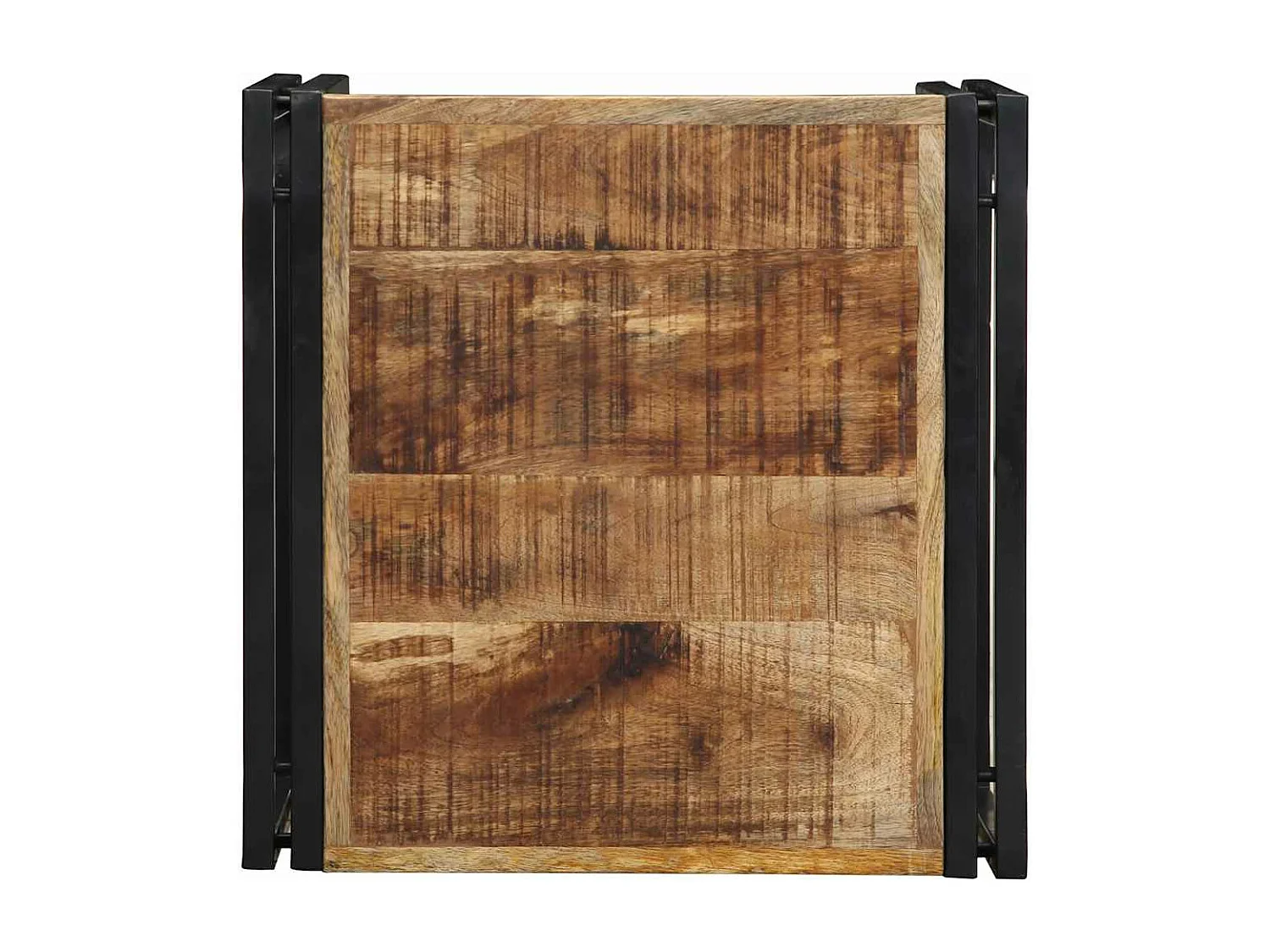 Table basse 50x50x35 cm bois de manguier massif brut