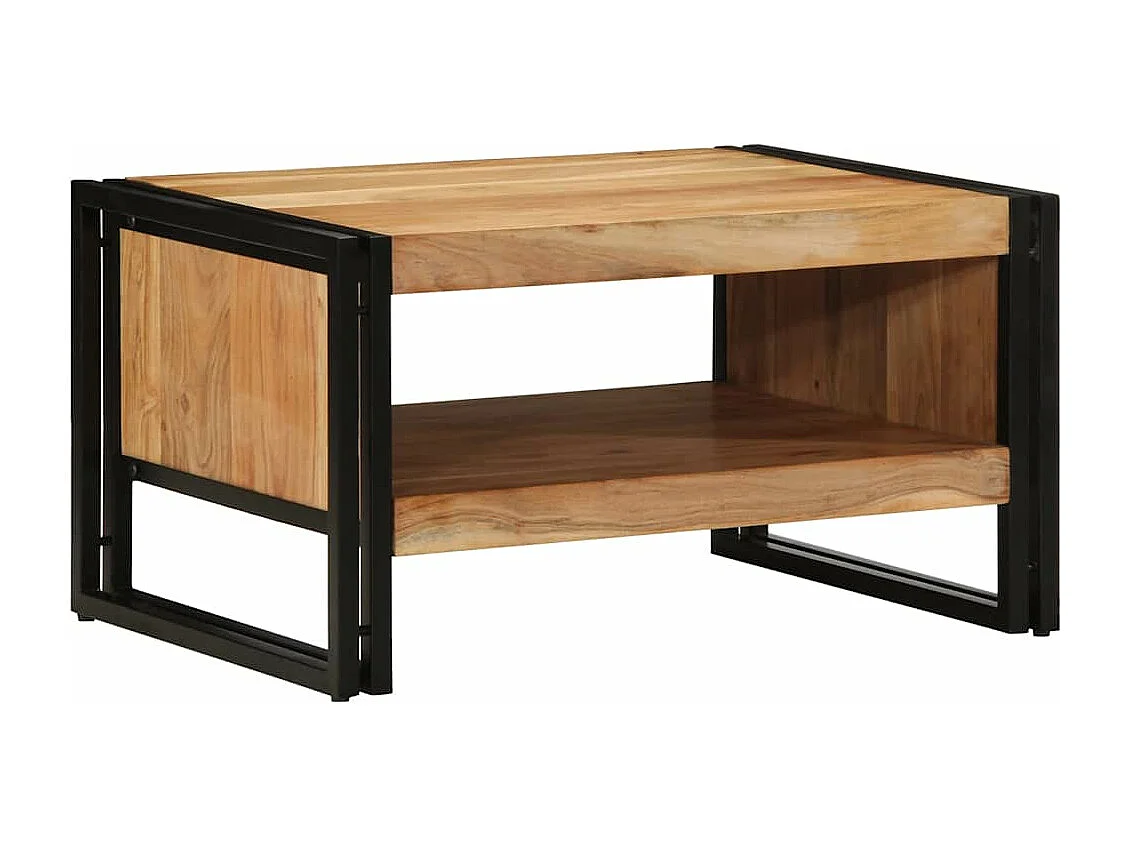 Table basse 70x50x38 cm bois massif acacia