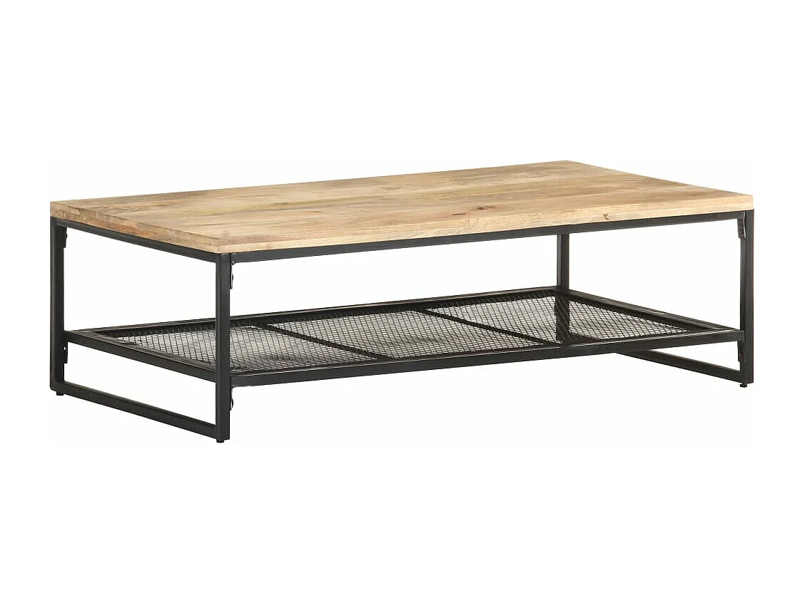 Mesa de centro 110x60x35 cm Madera maciza de mango