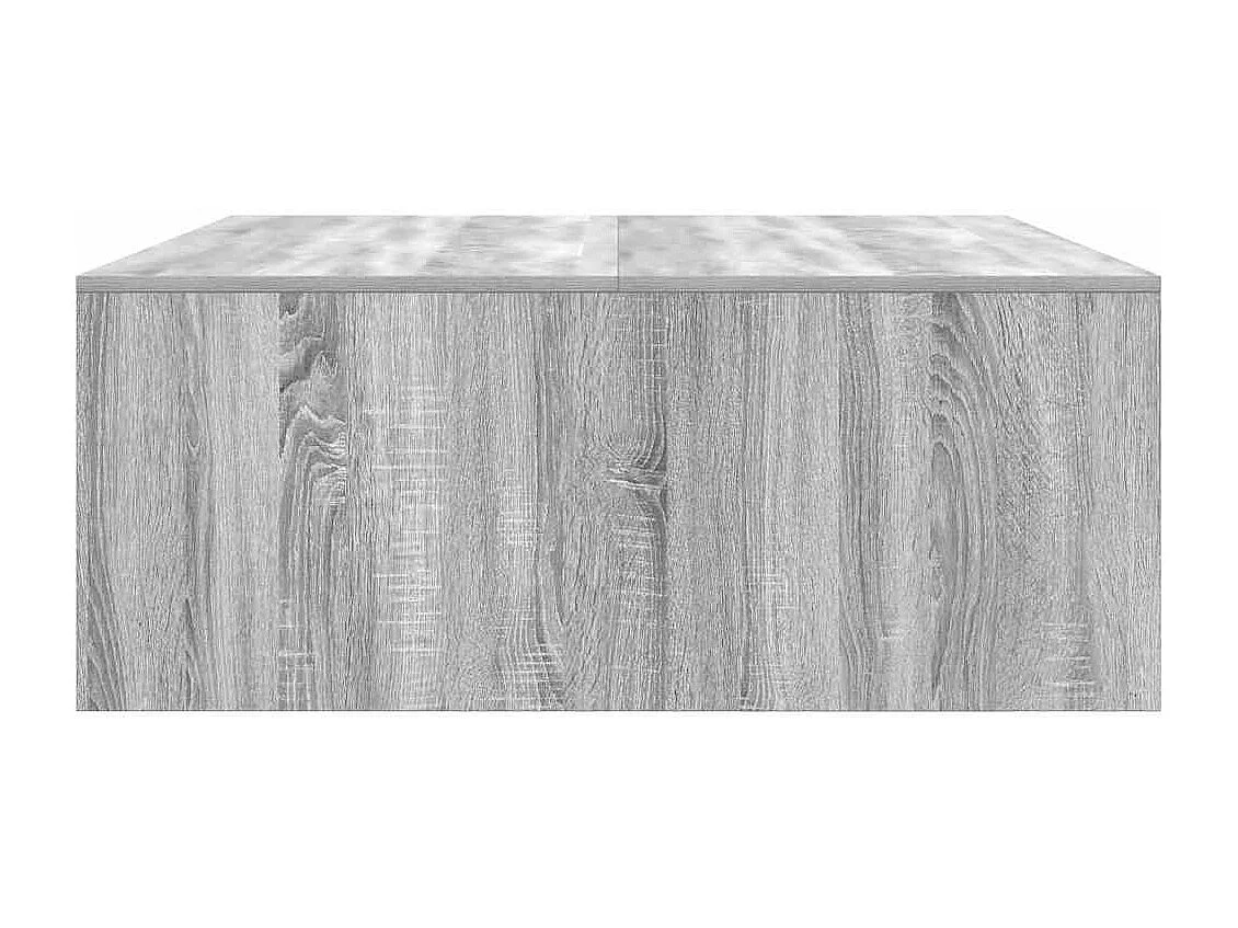 Mesa de centro com gavetas sonoma cinza 100x100x40 cm