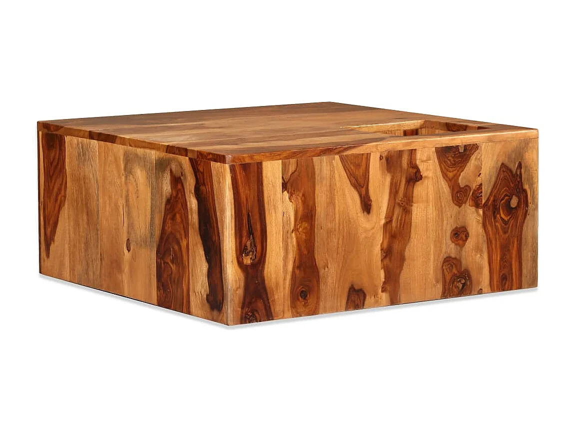 Table basse Bois massif 70x70x30 cm